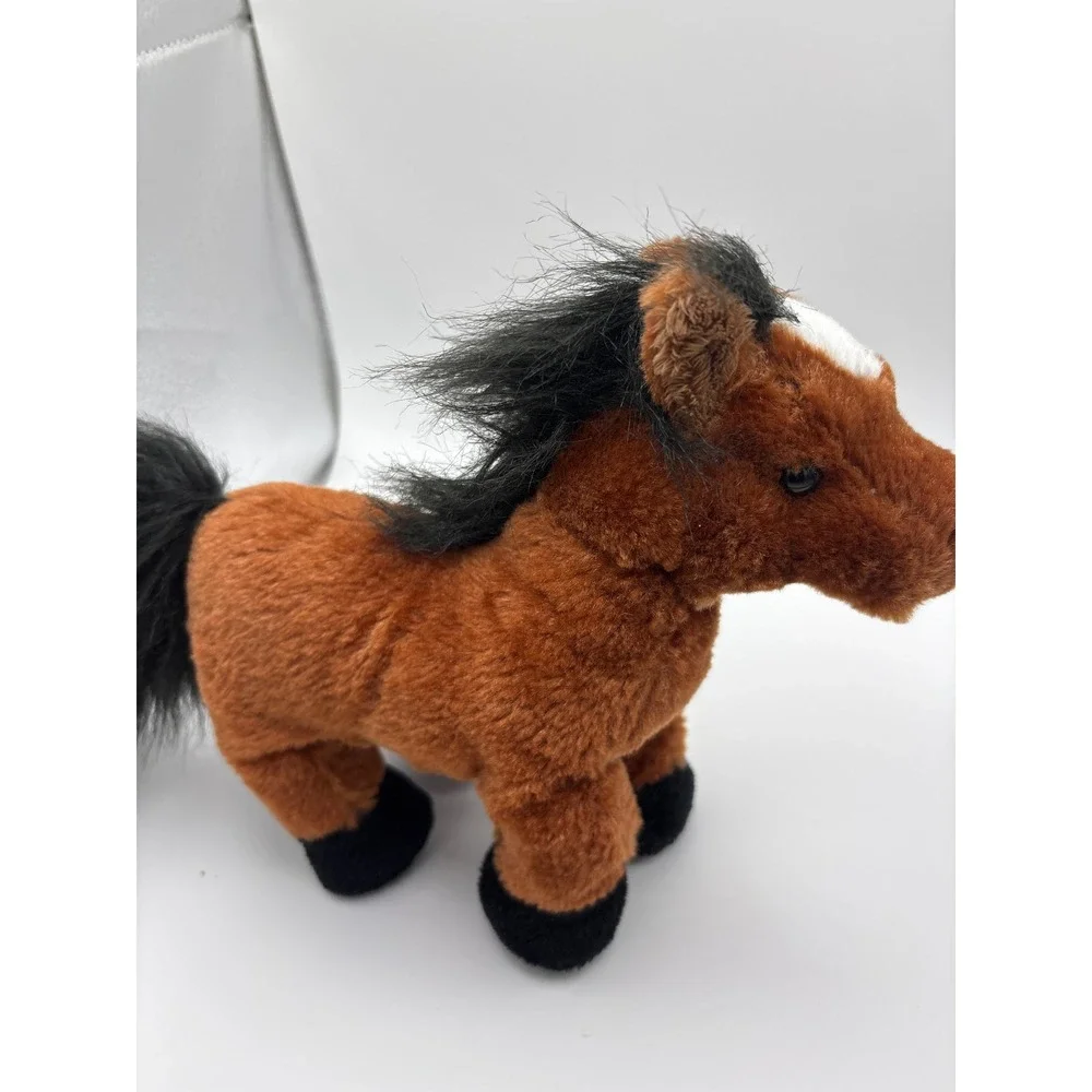 Ganz Webkinz Plush Horse Lot Brown‎ Chestnut Grey Stuffed Animal Ponies 8-9in
